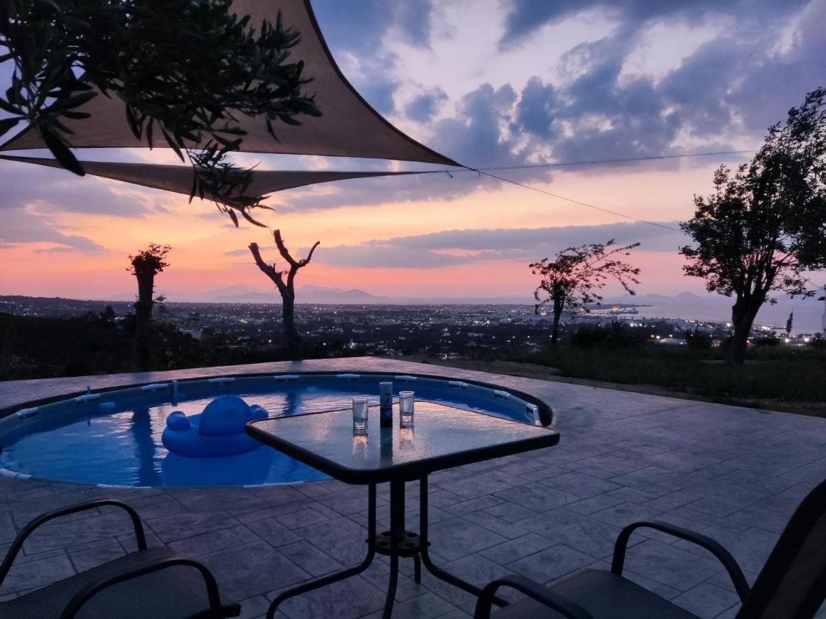Yiorgos, Amazing Sunset View House Apartment Psalidi  Ngoại thất bức ảnh